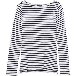 Banana Republic Striped Boatneck Longsleeve